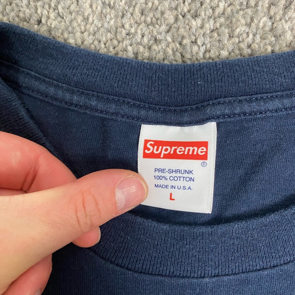 Supreme navy‎ bogo l/s 2020 - Picture 5 of 7